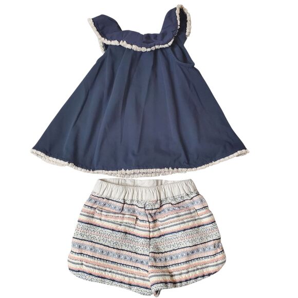 Toddler Girl 2T 5 Piece Matching Outfits & Top Spring Summer Clothing Bundle - Picture 3 of 10